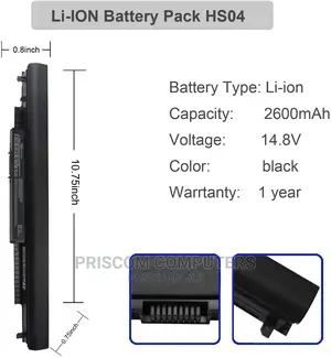 HS04 HS03 Battery for HP 246 250 255 G4 256