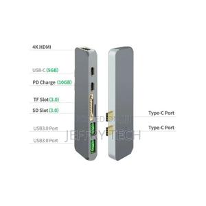 Generic 7 in 1 USB-C Hub Thunderbolt 3 HDMI 4K Super Speed - thumbnail 2