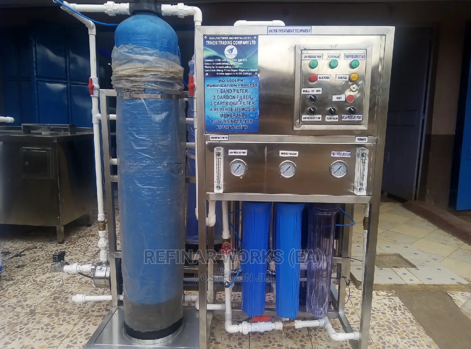 Machineries Suitable for Water Purification Business
