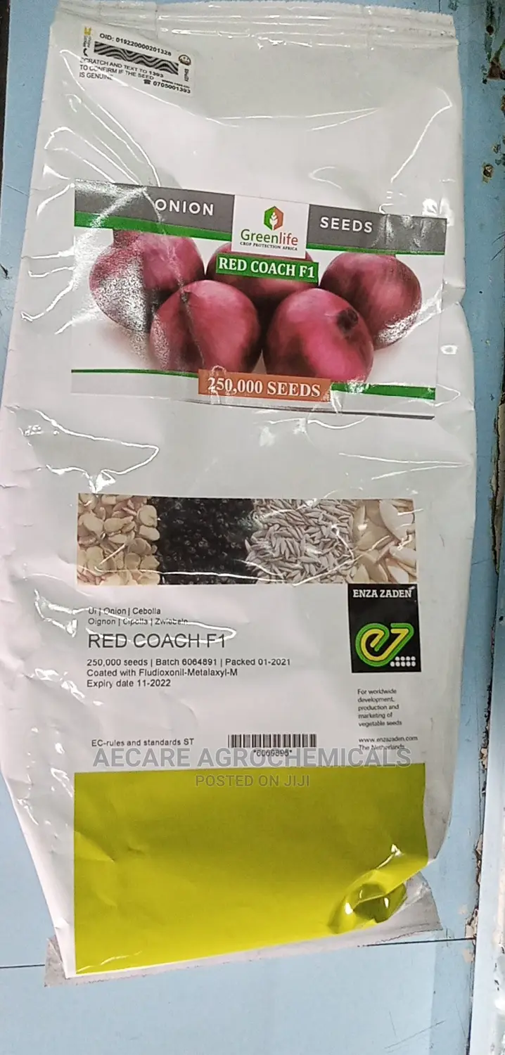 Red Coach F1 ONION HYBRID SEEDS 250,000 Seeds in Nairobi Central