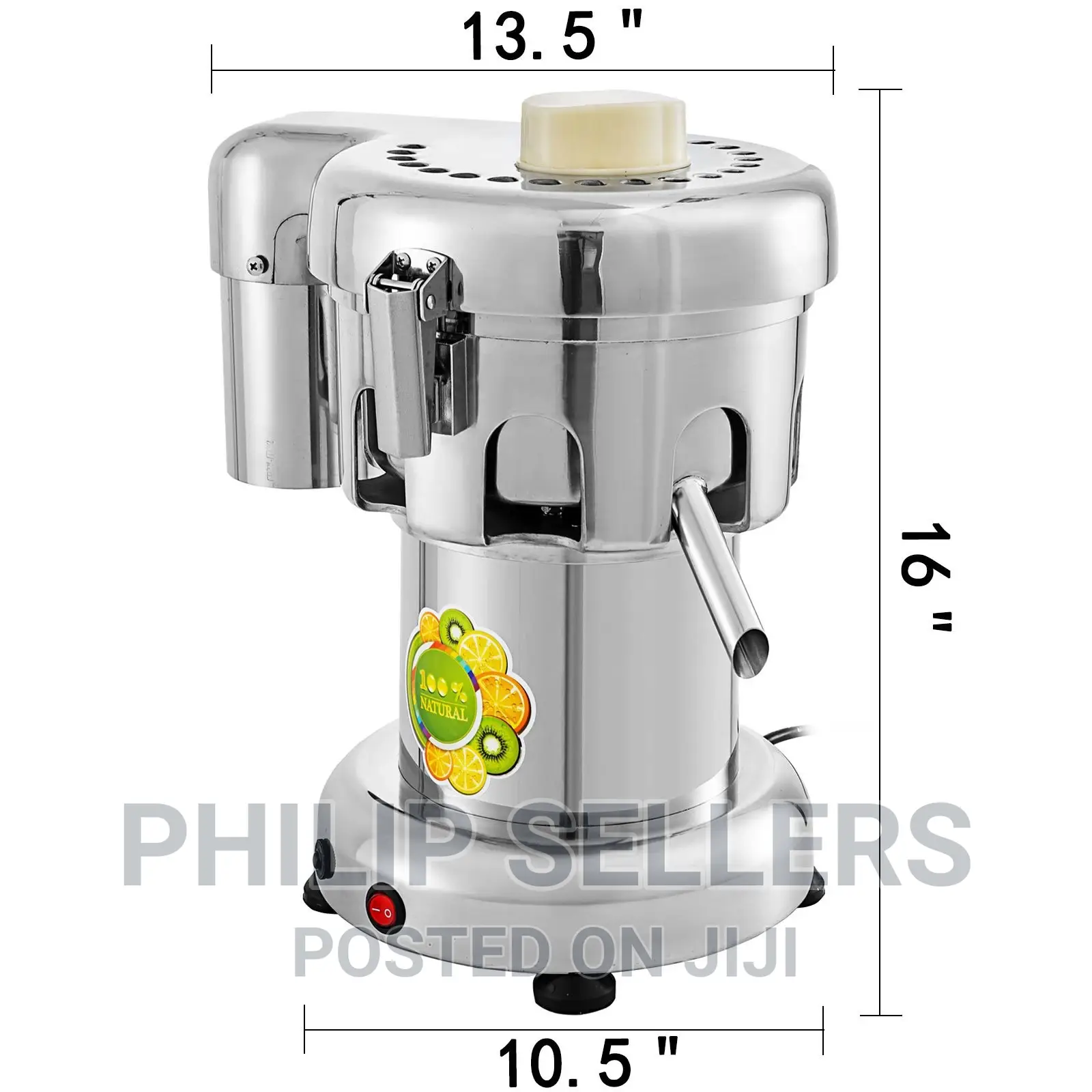 Juice Extractor 370w 176lbs/Hr Juicer Extractor Machine Comm