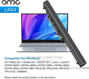 Laptop Battery for Pavilion 14, 15 La03 ,LA04 for Pavilion 1