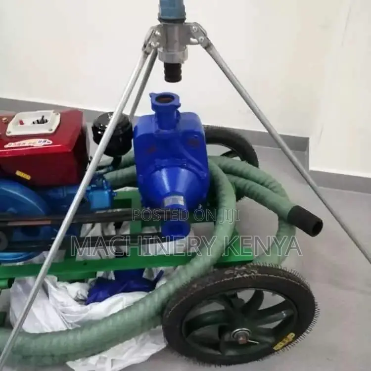 Irrigation Pump Complete With Sprinkler and Pipes