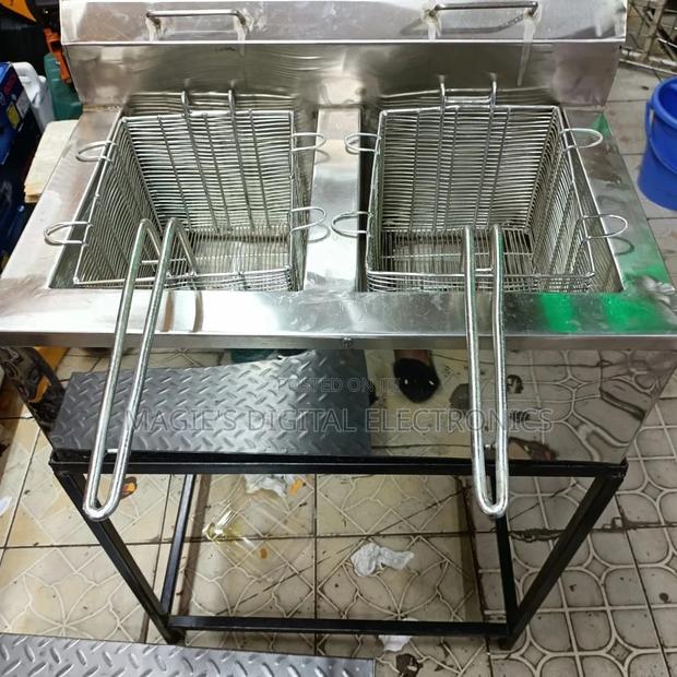 Simple Double Juakali Deep Fryer - main view