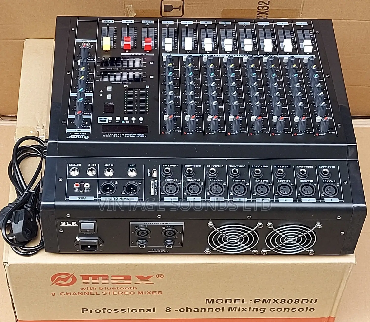8channel High Quality Powered Mixer Amplifier 3000watts