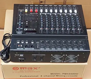 8channel High Quality Powered Mixer Amplifier 3000watts