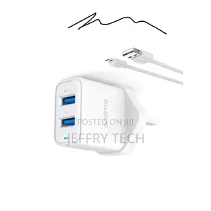 Oraimo Firefly-2 5.0v/2.1a Dual USB Fast Wall Charger