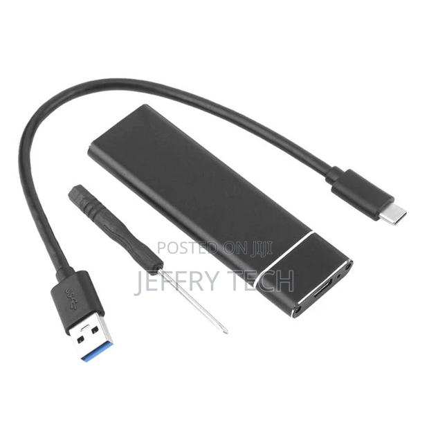 M.2 NGFF SSD 6gbps to USB 3.1 Type-C Converter Adapter Enclo - thumbnail 3