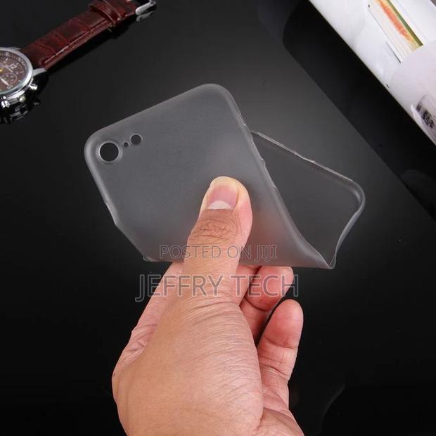 iPhone 8 7 Frosted Transparent Protective Back Cover Case - thumbnail 2