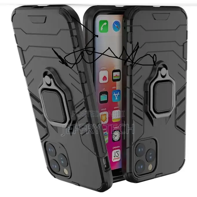 Panther PC + TPU Shockproof Protective Case With Magnetic Ri