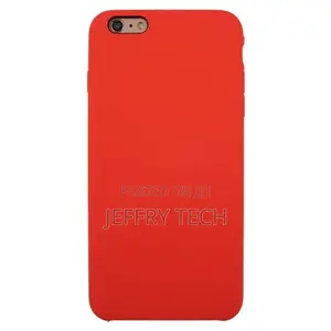 iPhone 6 6s Pure Color Liquid Silicone + PC Protective Bac