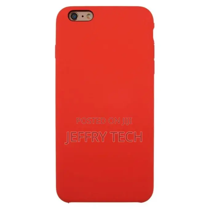 iPhone 6 6s Pure Color Liquid Silicone + PC Protective Bac