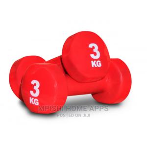 3kg Vinly Dumbbells Pair - thumbnail 2