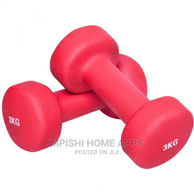 3kg Vinly Dumbbells Pair - thumbnail 3
