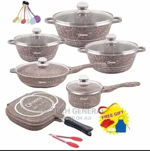 Dessini 23pcs Granite Coated Cookware Set