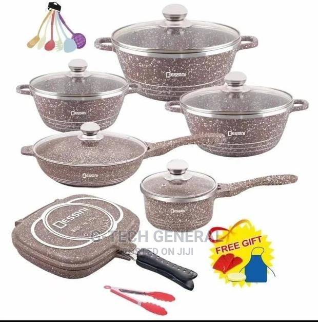 Dessini 23pcs Granite Coated Cookware Set - main view