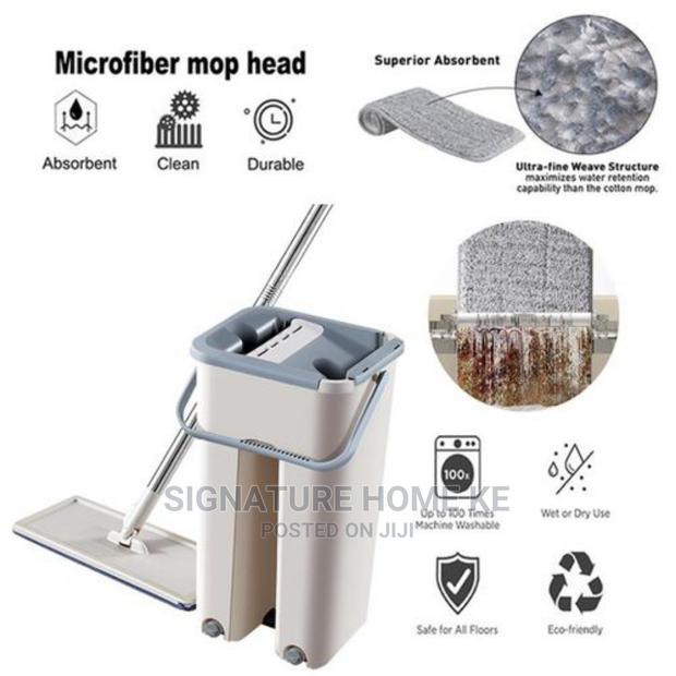 Magic Mop + Bucket With Extra Top Cloth - thumbnail 2
