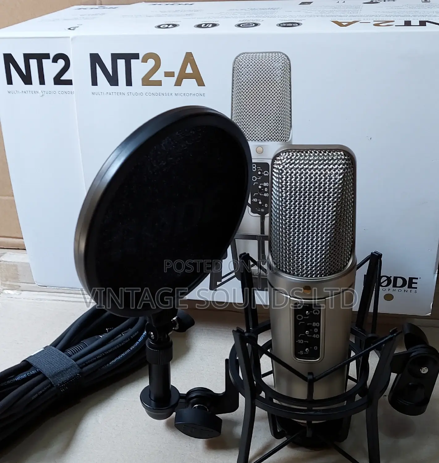 Studio Condenser Microphone Rode Nt2a Set
