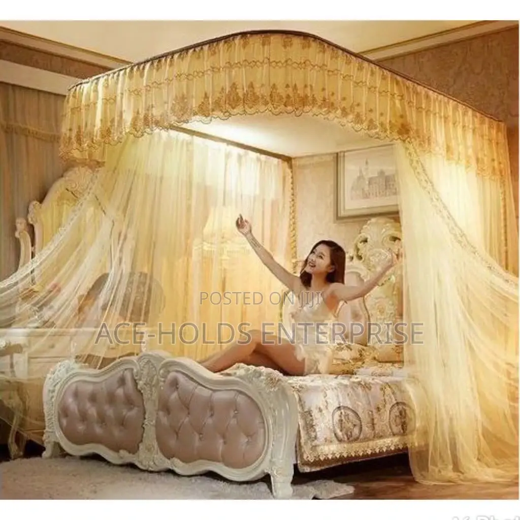 2 Stands Mosquito Nets With Sliding Rails