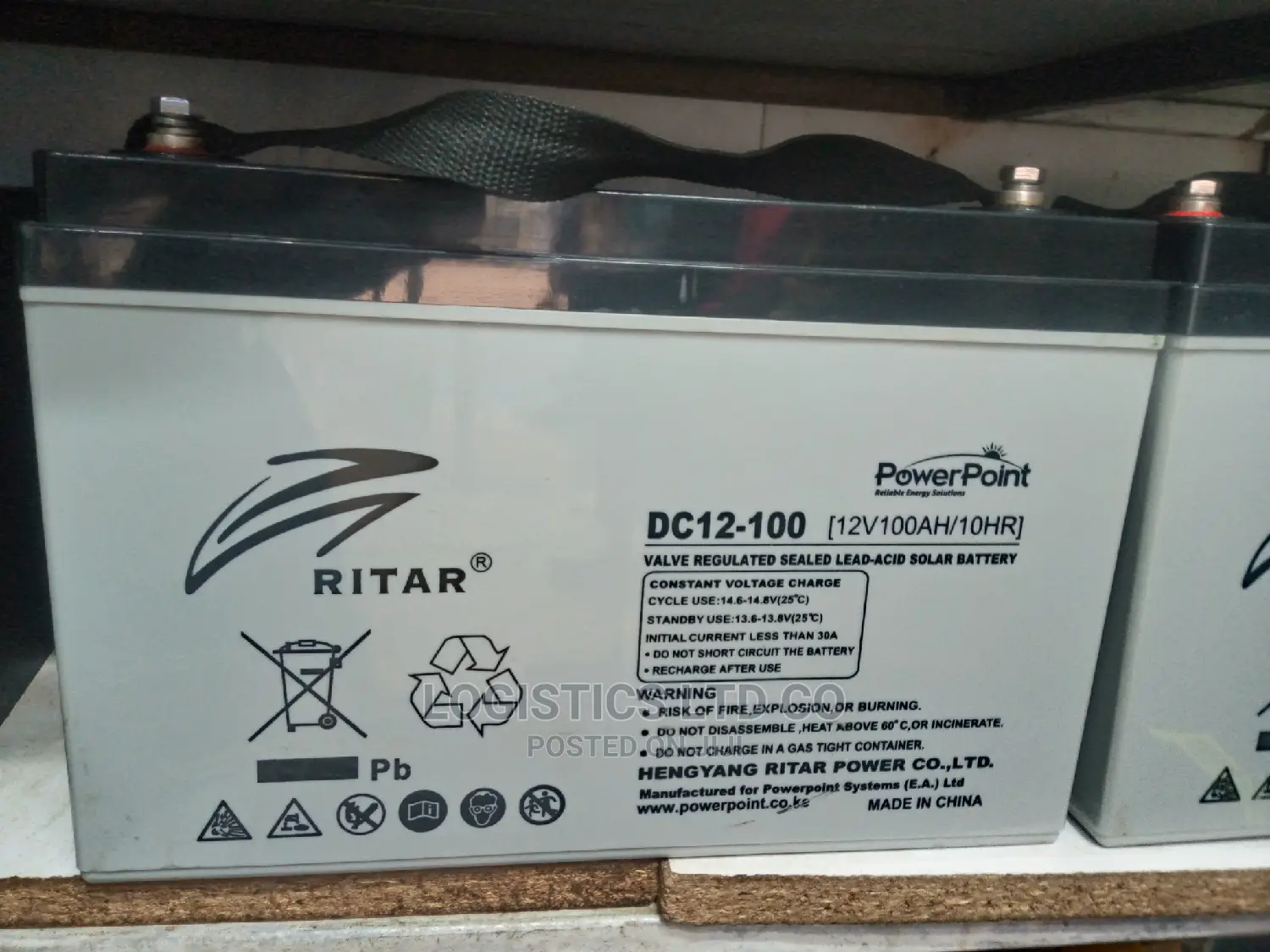 Ritar Solar Battery 12v - 100ah
