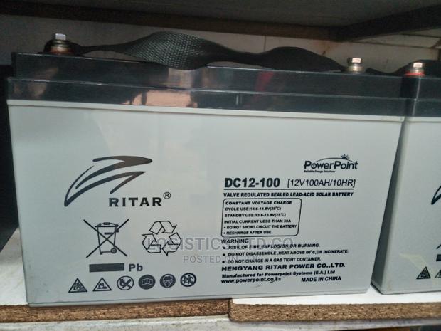 Ritar Solar Battery 12v - 100ah - thumbnail 3