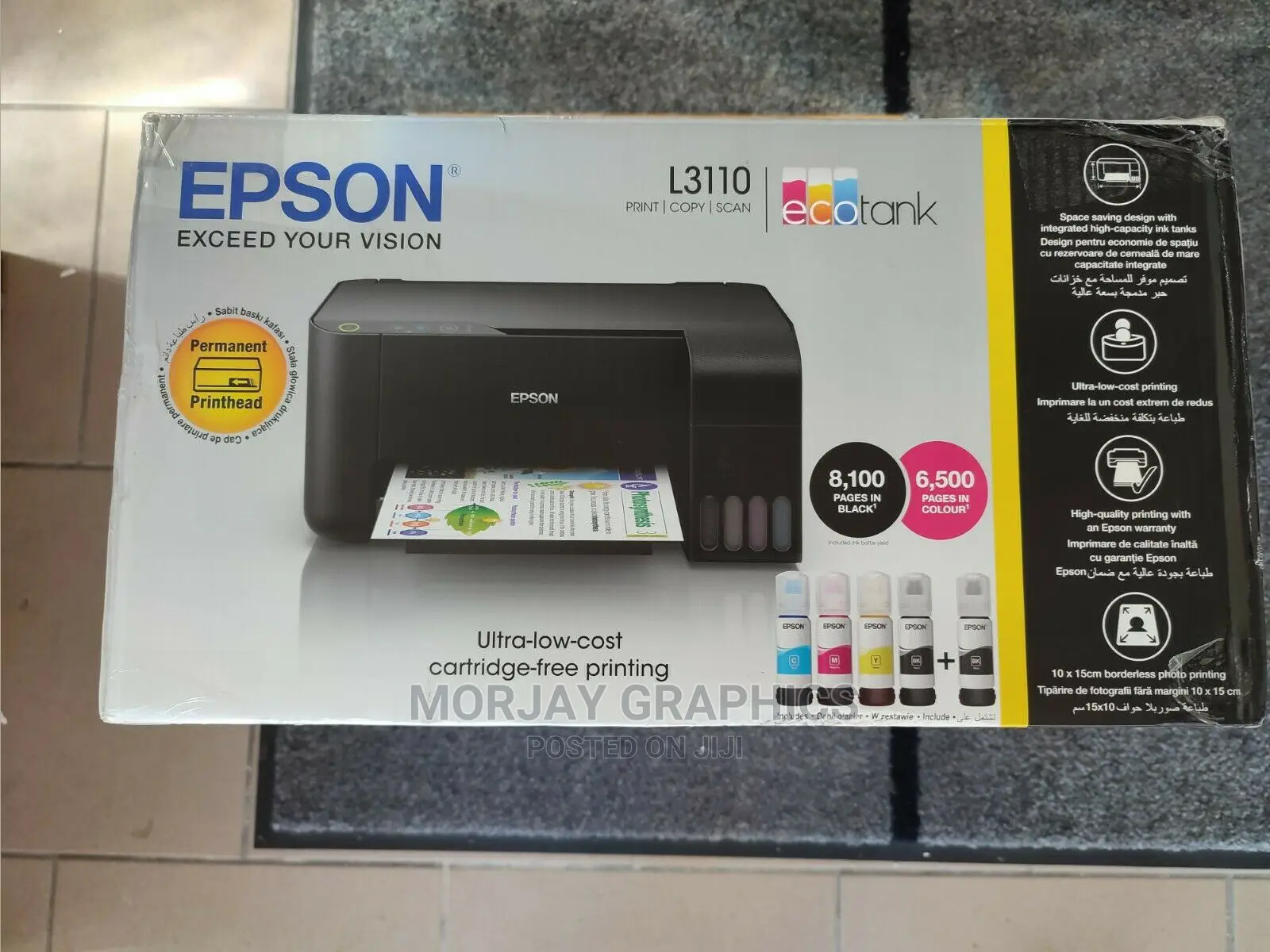 Epson Ecotank L3110 Sublimation Printer