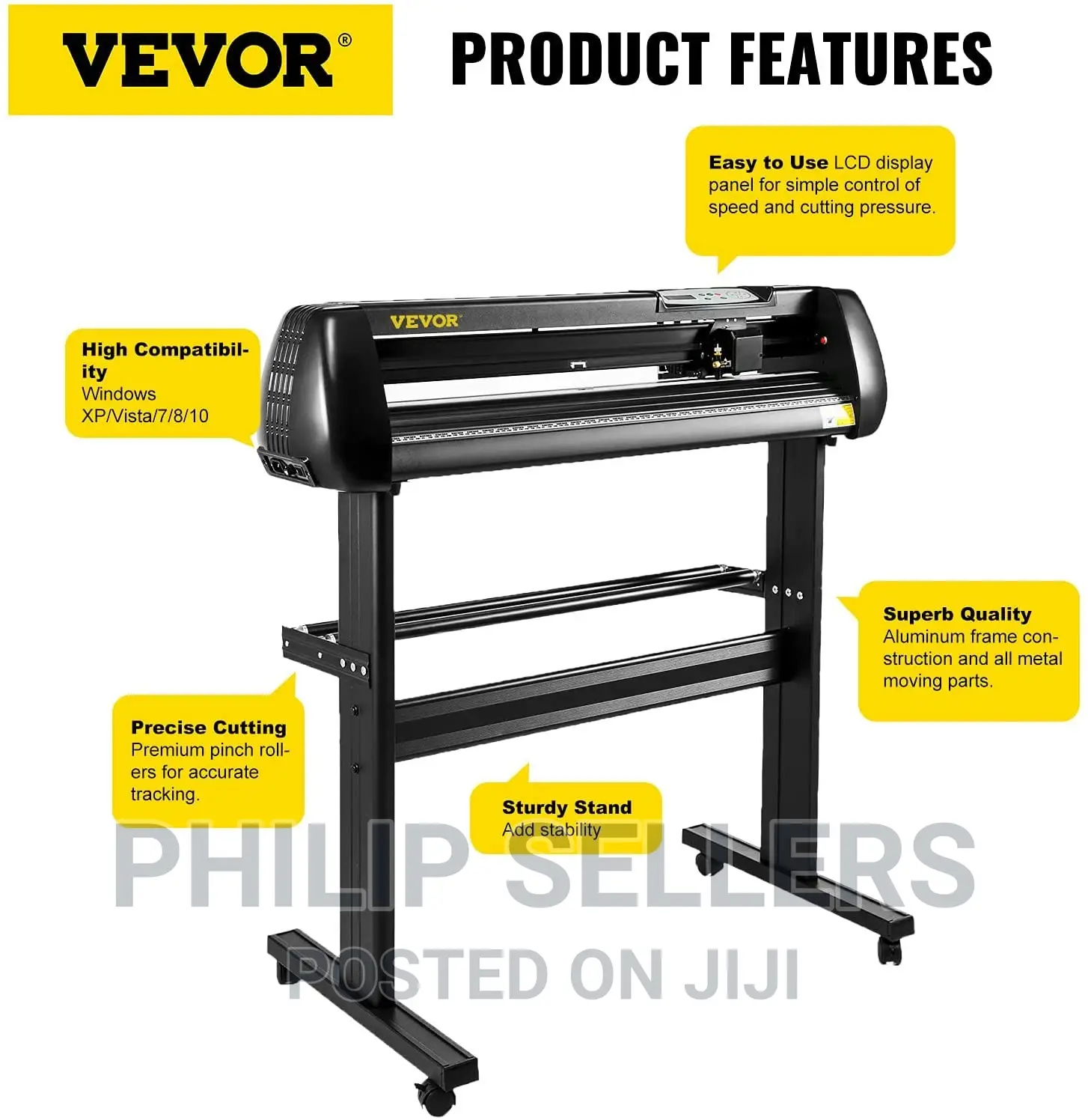 Vinyl Cutter Machine 870mm Paper Feed Vinyl Plotters With Fl