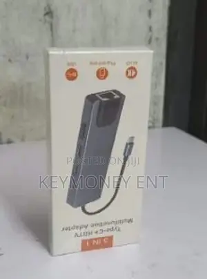 Plug and Play 5 in 1 Type C Multifunctional Adapter