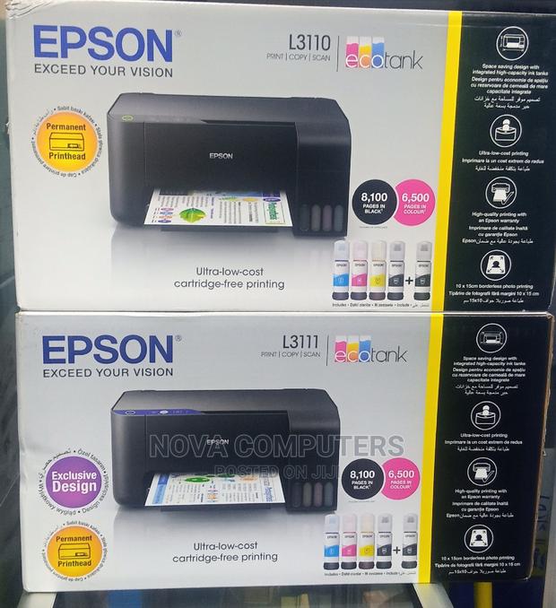 Epson L3110 Ecotank Printer - main view