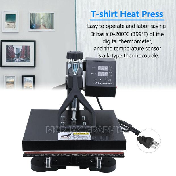 High Pressure Dual-Display Digital Manual T-Shirt Heat Press