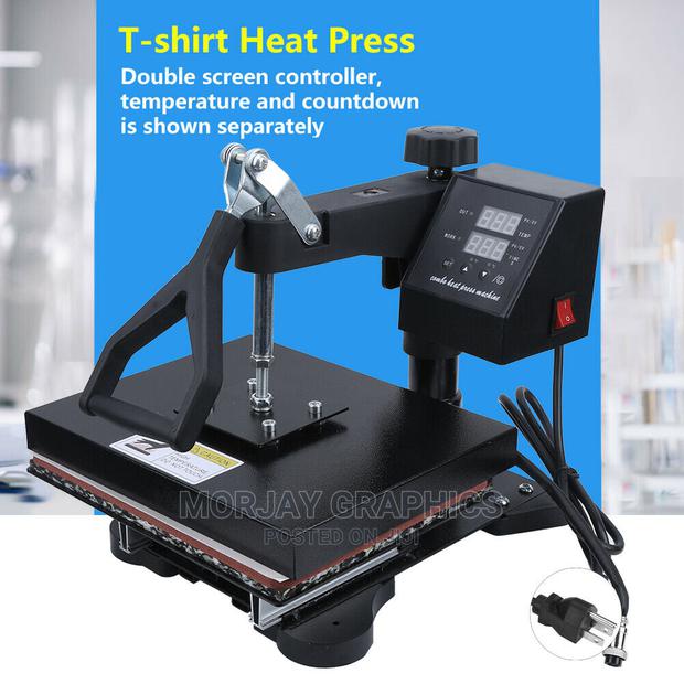 Digital Manual T-Shirt Heat Press Machine US Plug110v - main view
