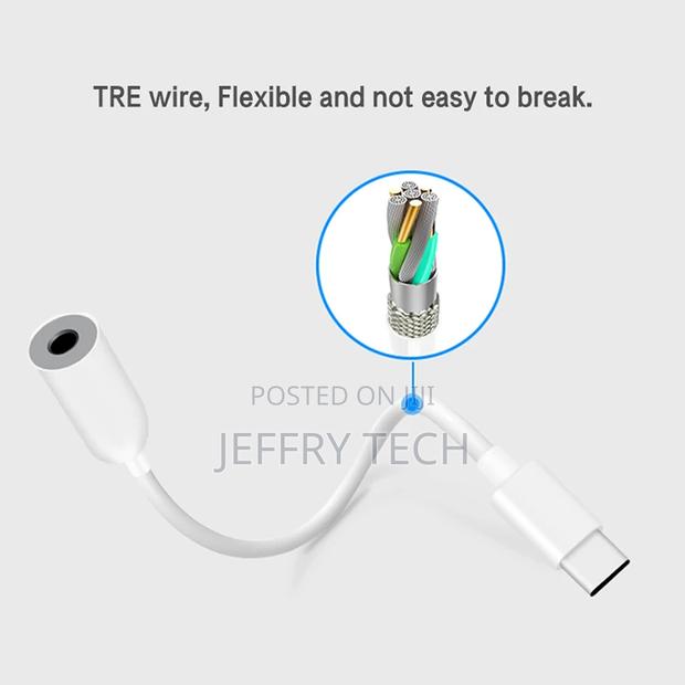 Usb Audio Adapter Type-C to 3.5mm Aux Jack Audio Type C Adap - thumbnail 3