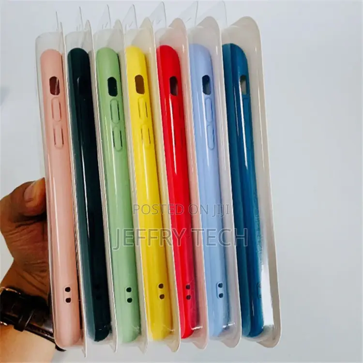 Liquid Silicone Cases Soft Rubber Mobile Phone Cover for Iph