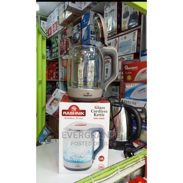 Rashnik Glass Cordless Kettle