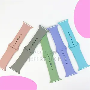 Watch Band 44mm 42mm 40mm 38mm Rubber Strap for Apple Silico