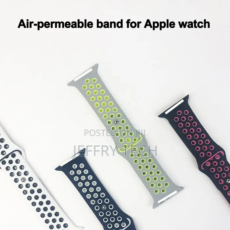 Watch Band 44mm 42mm 40mm 38mm Rubber Strap for Apple Silico