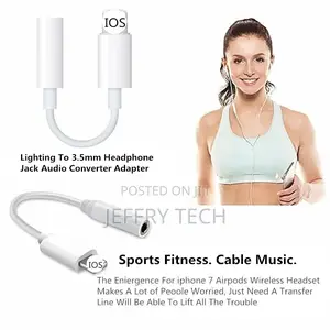 Audio Adapter Charger Cable for iPhone 12 11 X 8 7 6 Dual He