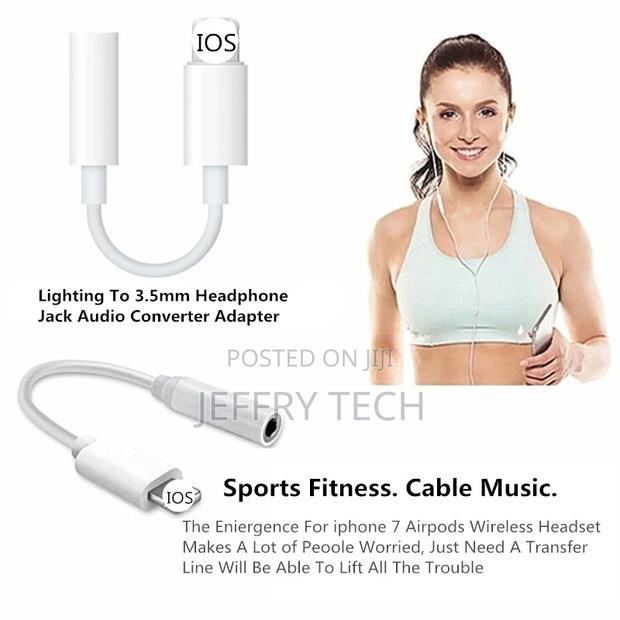 Audio Adapter Charger Cable for iPhone 12 11 X 8 7 6 Dual He - thumbnail 2