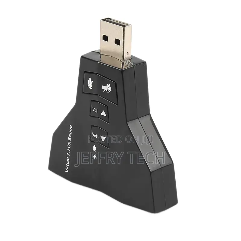 USB AUDIO Sound Card Virtual 7.1 CHANNELS External Adapter M