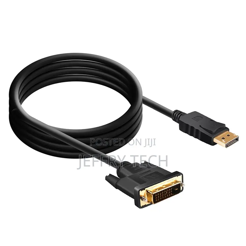 Display Port to DVI Cable Male to Male Displayport DP to DVI