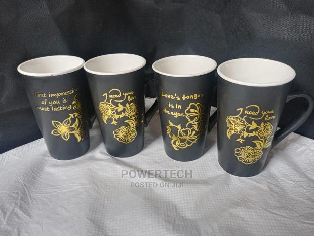 Long Black Mugs -6 Pcs - main view