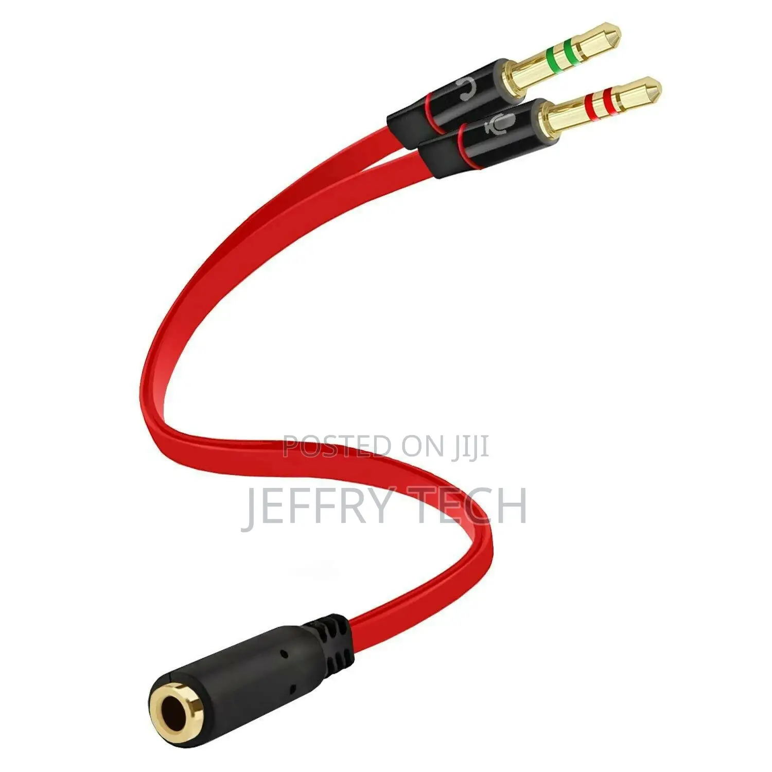 Headset Adapter, 3.5mm Headphone Splitter CTIA Headphone Jac