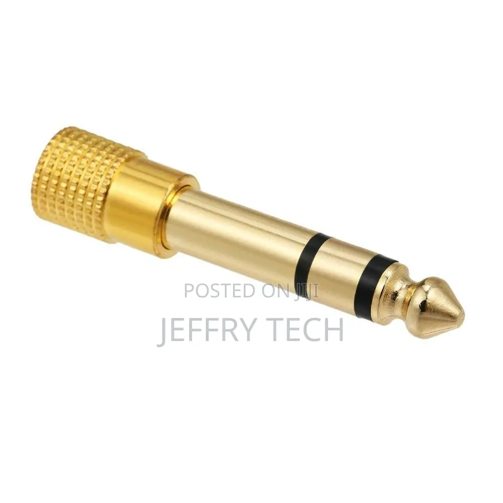 Audio Jack Adapter 6.35mm Male 3.5mm Female Stereo Convertor
