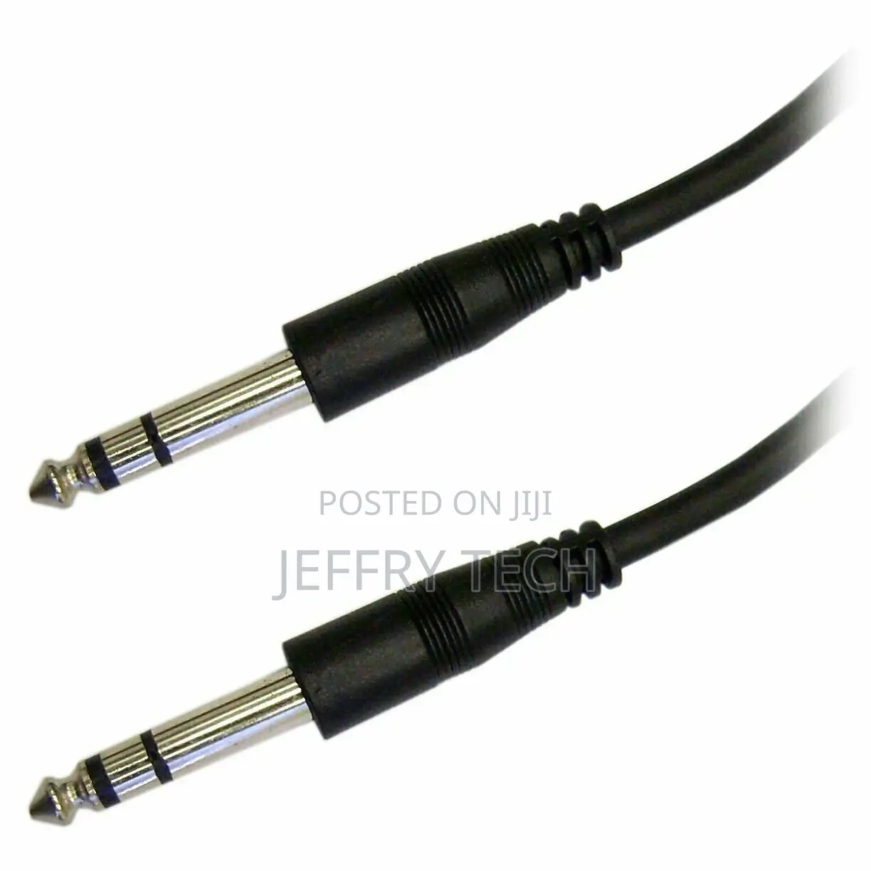1/4" 6.35mm Stereo Male-Male Audio Speaker Guitar Cable 5m