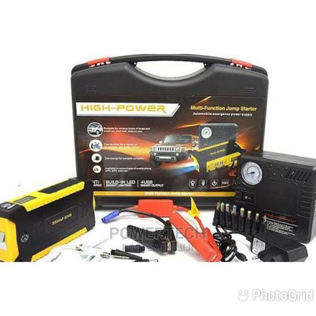 Portable Car Jump Starter Kit With Air Compressor - main view