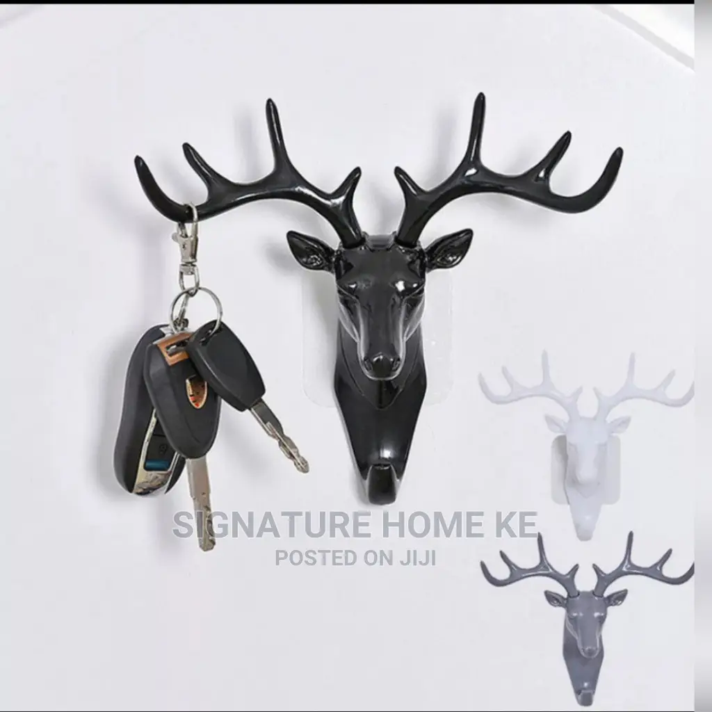 Wall Hanging Hook Vintage Deer Head
