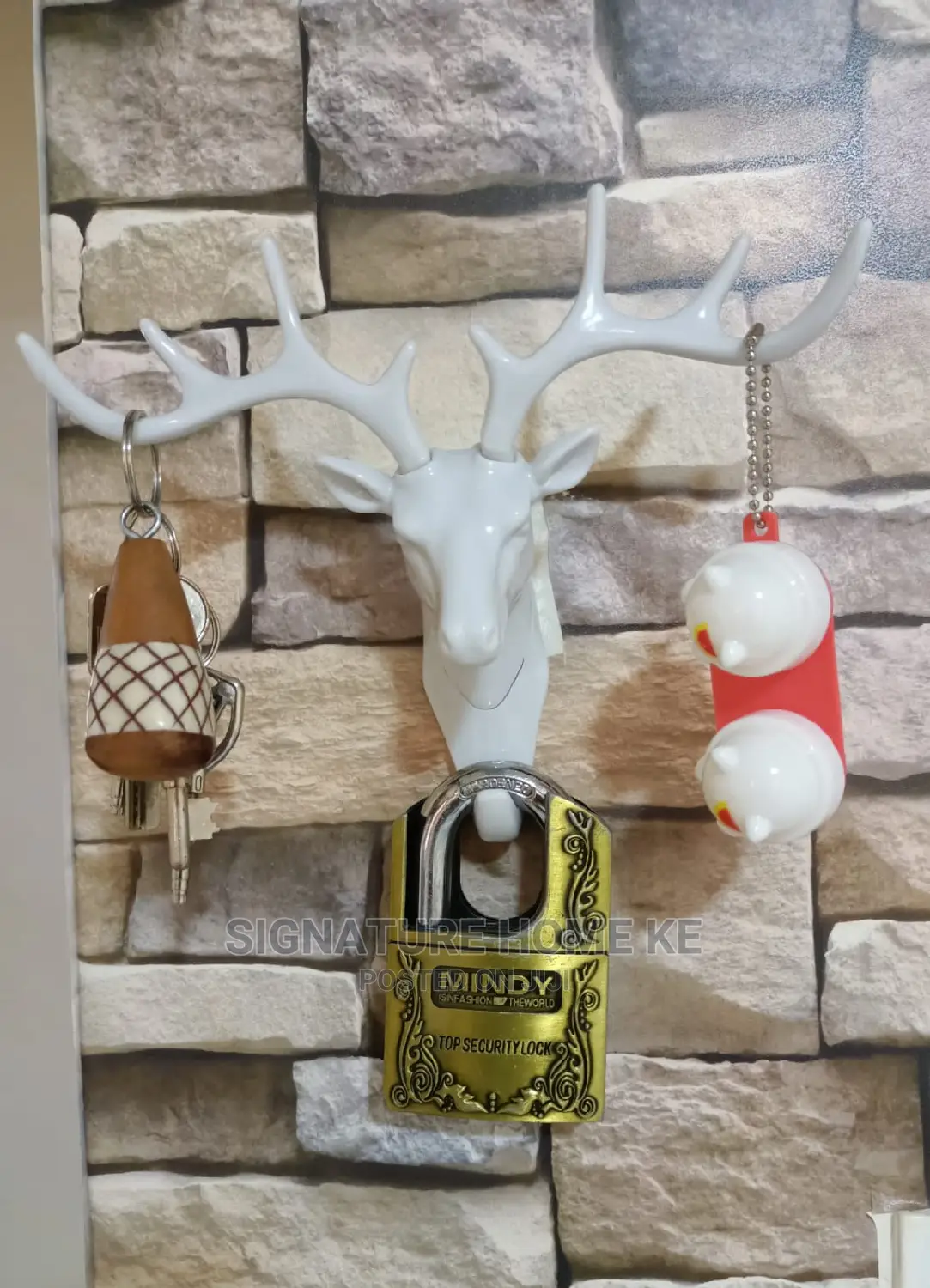 Wall Hanging Hook Vintage Deer Head