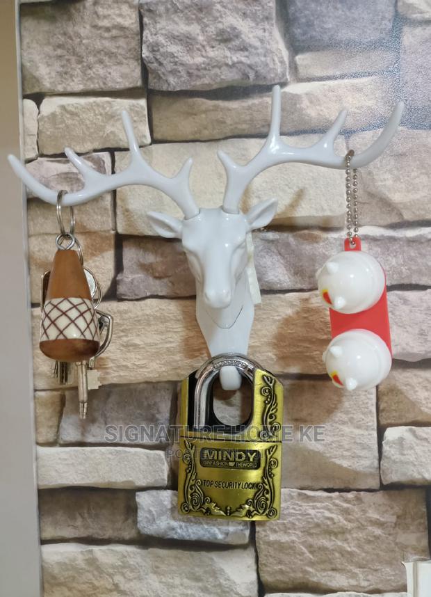 Wall Hanging Hook Vintage Deer Head - thumbnail 2