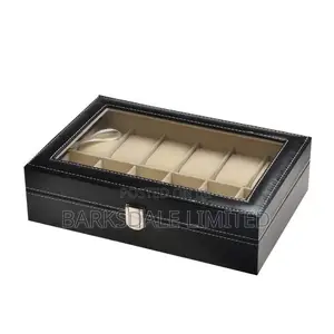 Watch Display Holding Organizer Box Case Jewelry 10 Pod