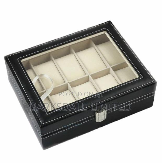 Watch Display Holding Organizer Box Case Jewelry 10 Pod - thumbnail 9